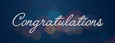 Tebrik ederim. Kaligrafi harfleri. Beyaz arkaplanda yıldız ışığı metni olan ifade