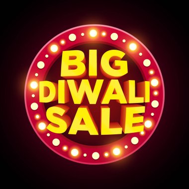 Diwali Özel Teklif İndirim Posteri Tasarımı. Premium Lüks Reklam Logosu etiket tasarım vektörü katmanlı. Diwali Satış Etiketi Tasarım Şablonu Katmanlı illüstrasyon.