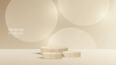 Üç boyutlu cam şeffaf kristal. Boş silindirik kaide. 3 boyutlu silindir ve küp cam platformlar ayarlandı. Şeffaf plastik yuvarlak ve kare vektör gerçekçi illüstrasyonu