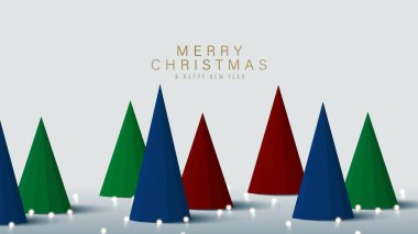 Mutlu noel süslemeleri Noel baloları ve köknar dalları ve Noel ışıkları arkaplanlı çanlar. Parlak Noel ve Yeni Yıl tasarımı tatil çerçevesi. 