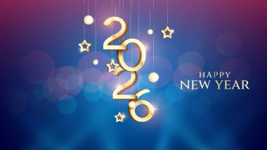 2026 Mutlu yeni yıl afişleri, 2026 Mutlu yeni yıl vektör sanatı ve illüstrasyonları. 2026 Mutlu yeni yıl afişleri, Mutlu yeni yıl vektör sanatı ve illüstrasyonları. İniş sayfası için kullanılabilir, templ