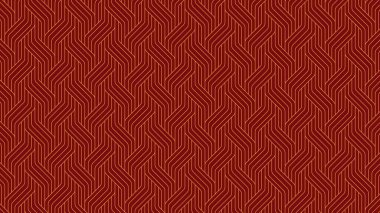 Geleneksel doğu geometrisi tarzında kusursuz bir Çin deseni. Ay Çin Yeni Yıl Dekorasyonu için 3D festival süsü.