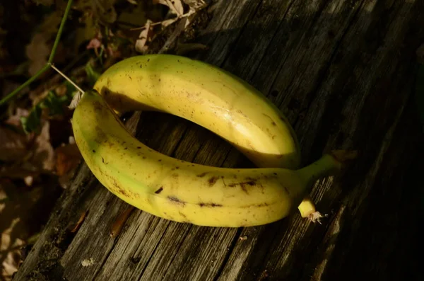 Banana Naturaleza Primer Plano — Foto de Stock