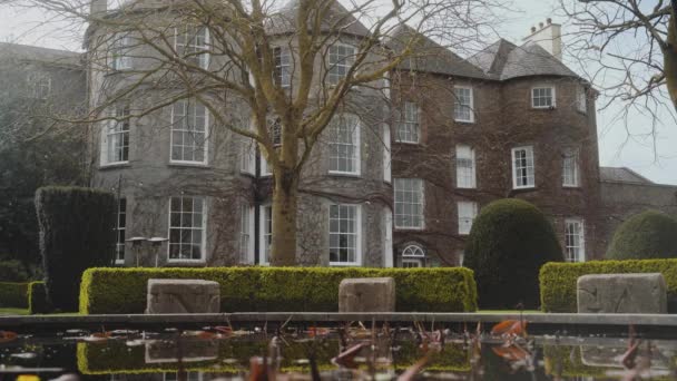 Dower House Στο Κέντρο Του Kilkenny Butler House Ιρλανδία Κιλκένι — Αρχείο Βίντεο