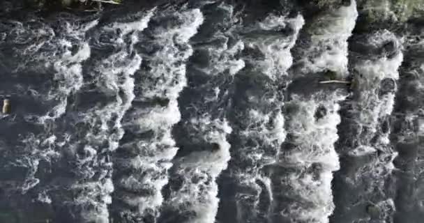 Hava Fotoğrafçılığı Nor River Şelale Nor Nehri Nin Nehir Yatağı — Stok video