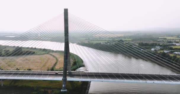 Kamera Thomas Francis Meagher Köprüsü Nden Uzaklaşıyor Tipperary Ilçesi Rlanda — Stok video