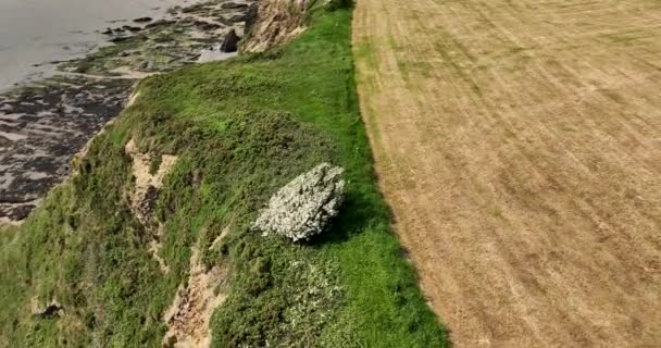 Panorama Nádherná Poloha Severní Straně Poloostrova Cape Hook Kamenité Břehy — Stock video
