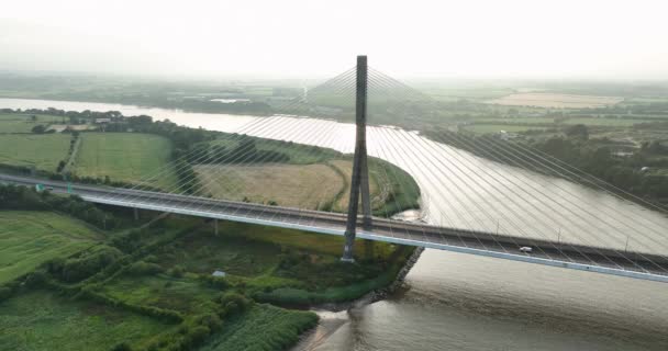 Thomas Francis Meagher Köprüsü Nün Havadan Görüntüsü County Tipperary Rlanda — Stok video