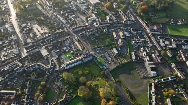 Cashel County Tipperary Rlanda Kasaba Ireland Popüler Turizm Merkezlerinden Biri — Stok video