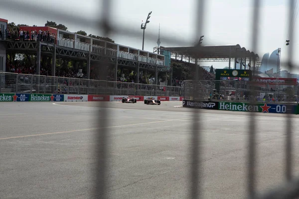 Baku Azerbaigian Aprile 2023 Gara Partenza Gran Premio Formula Baku — Foto Stock