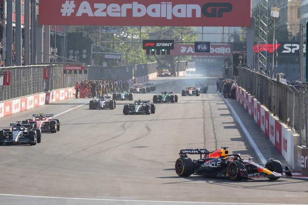Baku Azerbaijan Aprile Azerbaijan Grand Prix 2023 Foto Stock Royalty Free