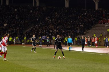 Bakü, Azerbaycan 22.02.2024 Karabağ Braga UEFA Avrupa Ligi