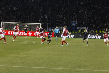 Bakü, Azerbaycan 22.02.2024 Karabağ Braga UEFA Avrupa Ligi