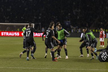 Bakü, Azerbaycan 22.02.2024 Karabağ Braga UEFA Avrupa Ligi