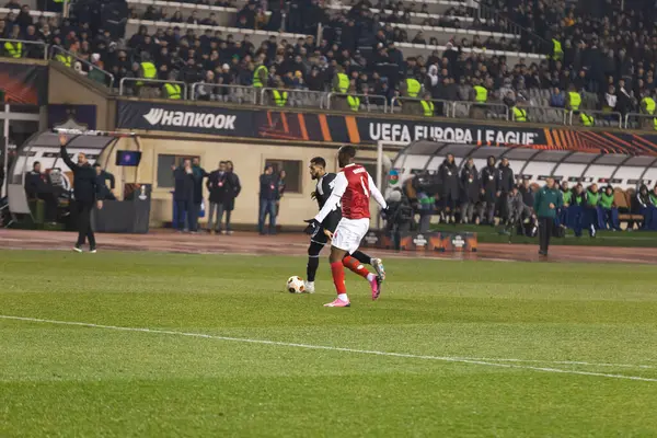 Bakü, Azerbaycan 22.02.2024 Karabağ Braga UEFA Avrupa Ligi