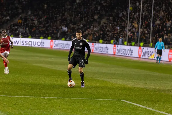 Bakü, Azerbaycan 22.02.2024 Karabağ Braga UEFA Avrupa Ligi