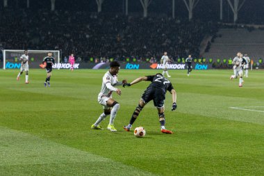 Bakü, Azerbaycan 07.03.2024 Qaraba Leverkusen Avrupa Ligi