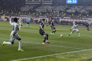 Bakü, Azerbaycan 07.03.2024 Qaraba Leverkusen Avrupa Ligi