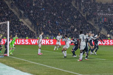 Bakü, Azerbaycan 07.03.2024 Qaraba Leverkusen Avrupa Ligi