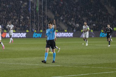 Bakü, Azerbaycan 07.03.2024 Qaraba Leverkusen Avrupa Ligi