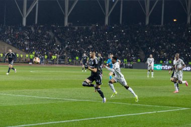 Bakü, Azerbaycan 07.03.2024 Qaraba Leverkusen Avrupa Ligi