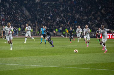 Bakü, Azerbaycan 07.03.2024 Qaraba Leverkusen Avrupa Ligi