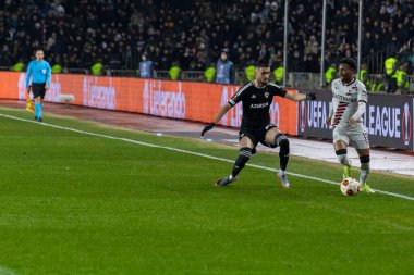 Bakü, Azerbaycan 07.03.2024 Qaraba Leverkusen Avrupa Ligi