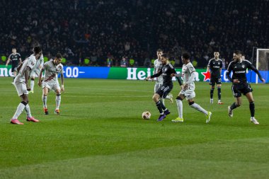 Bakü, Azerbaycan 07.03.2024 Qaraba Leverkusen Avrupa Ligi