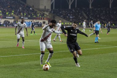 Bakü, Azerbaycan 07.03.2024 Qaraba Leverkusen Avrupa Ligi