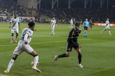 Bakü, Azerbaycan 07.03.2024 Qaraba Leverkusen Avrupa Ligi