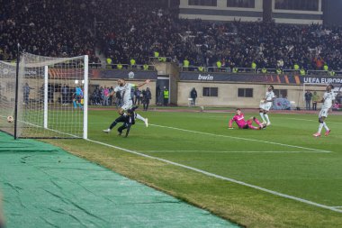 Bakü, Azerbaycan 07.03.2024 Qaraba Leverkusen Avrupa Ligi