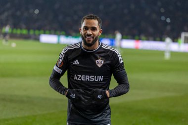 Bakü, Azerbaycan 07.03.2024 Qaraba Leverkusen Avrupa Ligi