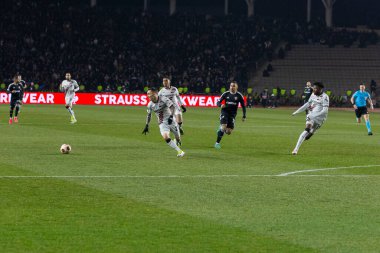 Bakü, Azerbaycan 07.03.2024 Qaraba Leverkusen Avrupa Ligi
