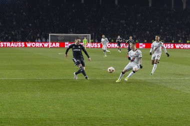 Bakü, Azerbaycan 07.03.2024 Qaraba Leverkusen Avrupa Ligi