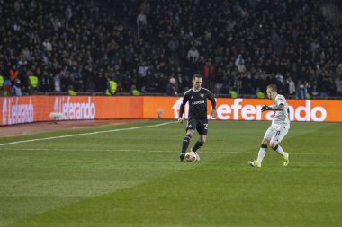 Bakü, Azerbaycan 07.03.2024 Qaraba Leverkusen Avrupa Ligi