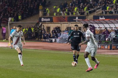 Bakü, Azerbaycan 07.03.2024 Qaraba Leverkusen Avrupa Ligi