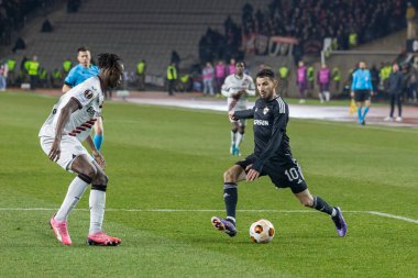 Bakü, Azerbaycan 07.03.2024 Qaraba Leverkusen Avrupa Ligi