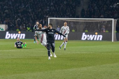 Bakü, Azerbaycan 07.03.2024 Qaraba Leverkusen Avrupa Ligi