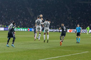 Bakü, Azerbaycan 07.03.2024 Qaraba Leverkusen Avrupa Ligi