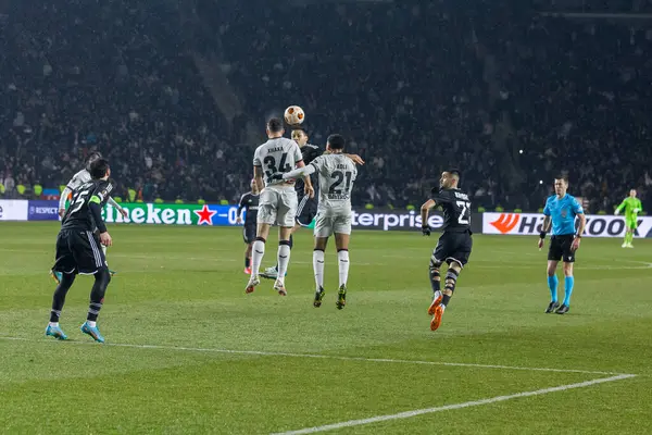Bakü, Azerbaycan 07.03.2024 Qaraba Leverkusen Avrupa Ligi