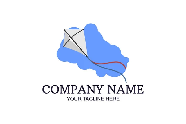 Volando Cometa Empresa Logo Vector Ilustración Adecuado Para Empresas Empresas — Archivo Imágenes Vectoriales