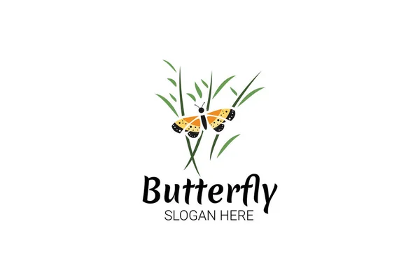 Логотип Компанії Метелик Векторні Ілюстрації Підходить Бізнес Компанії Сучасної Компанії — стоковий вектор