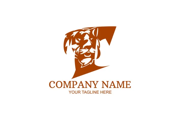 Логотип Голови Тигра Векторні Ілюстрації Підходить Бізнес Компанії Сучасної Компанії — стоковий вектор
