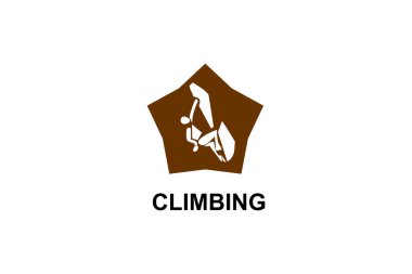 Sport Climbing spor vektör çizgisi simgesi. Tırmanış. spor pictogram, vektör illüstrasyonu.