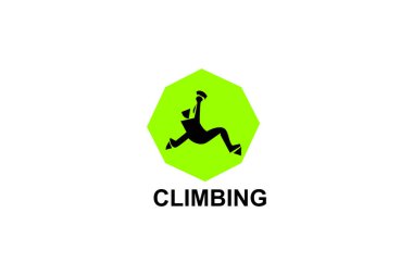 Sport Climbing spor vektör çizgisi simgesi. Tırmanış. spor pictogram, vektör illüstrasyonu.