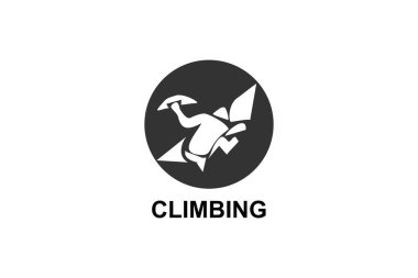 Sport Climbing spor vektör çizgisi simgesi. Tırmanış. spor pictogram, vektör illüstrasyonu.