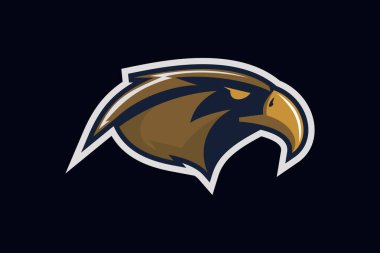  Kartal simgesi Logo Vektörü İllüstrasyonu. Ticari şirket, modern şirket, spor logosu vs. için uygundur.