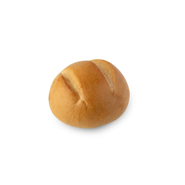 Chleb Izolowany Białym Tle Ścieżką Wycinania — Zdjęcie stockowe