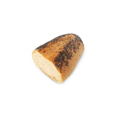 Multigrain bread isolated on white background with clipping path.