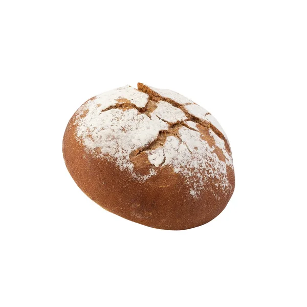 Brood Geïsoleerd Witte Achtergrond Met Knippad — Stockfoto